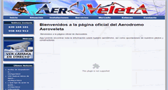 Desktop Screenshot of aeroveleta.es
